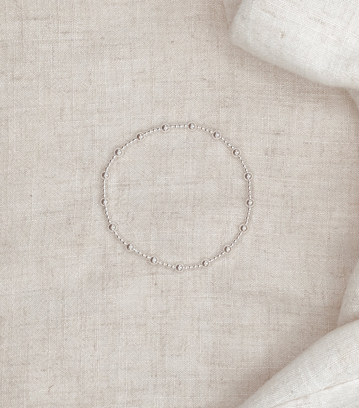 Studded Stretchy Bead Bracelet