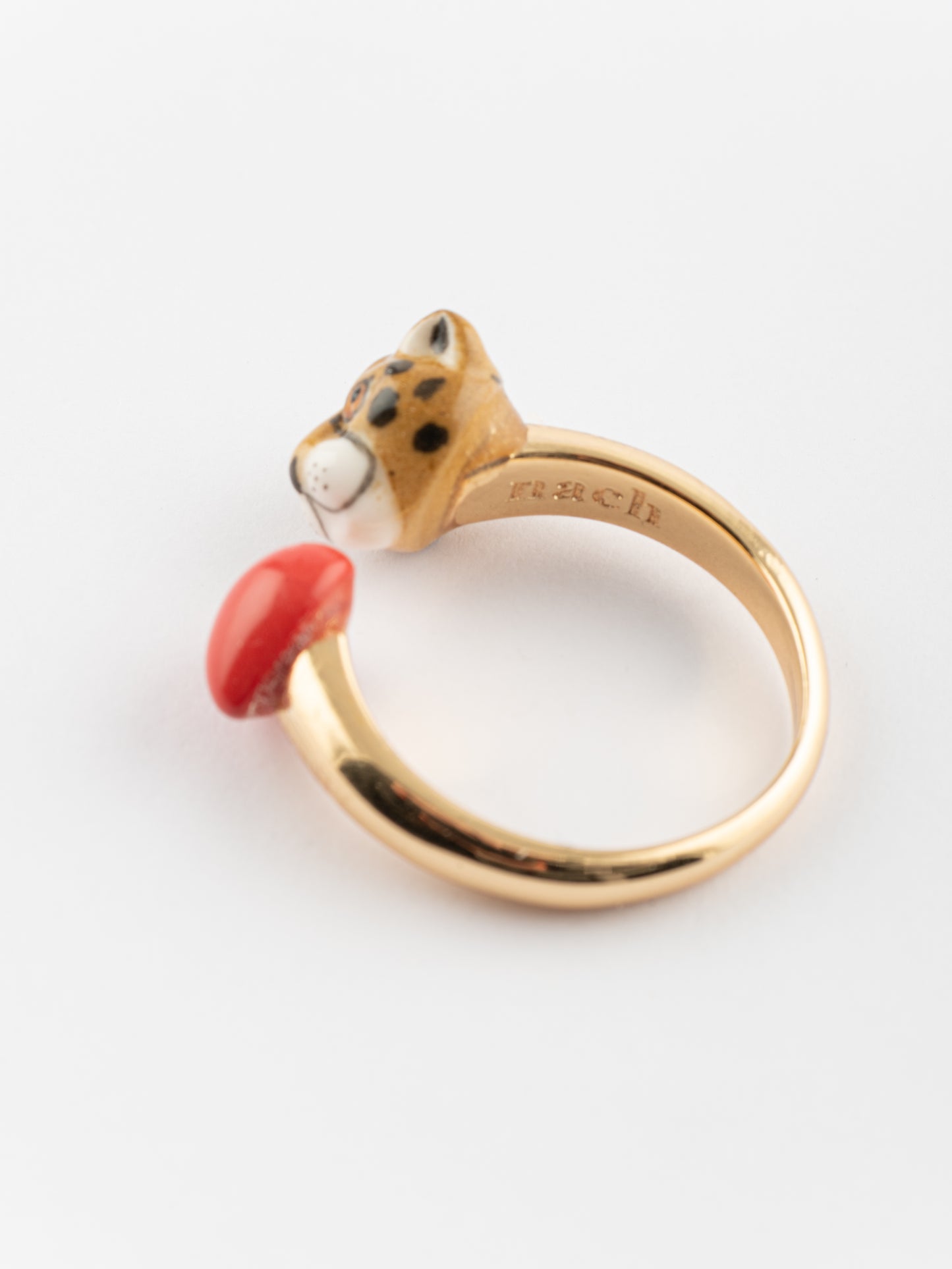 Heart & Cheetah Ring