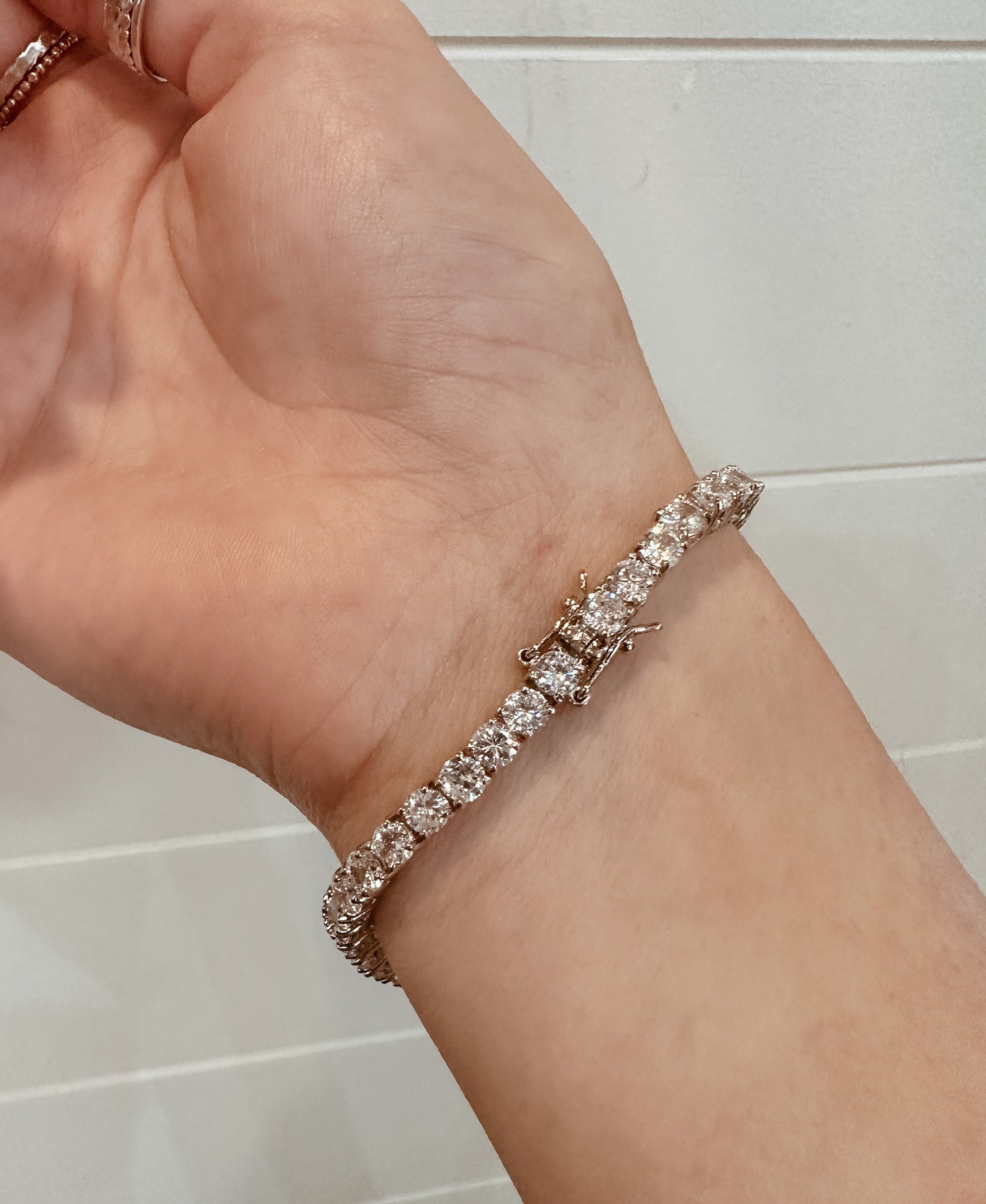 Sterling Silver Tennis Bracelet