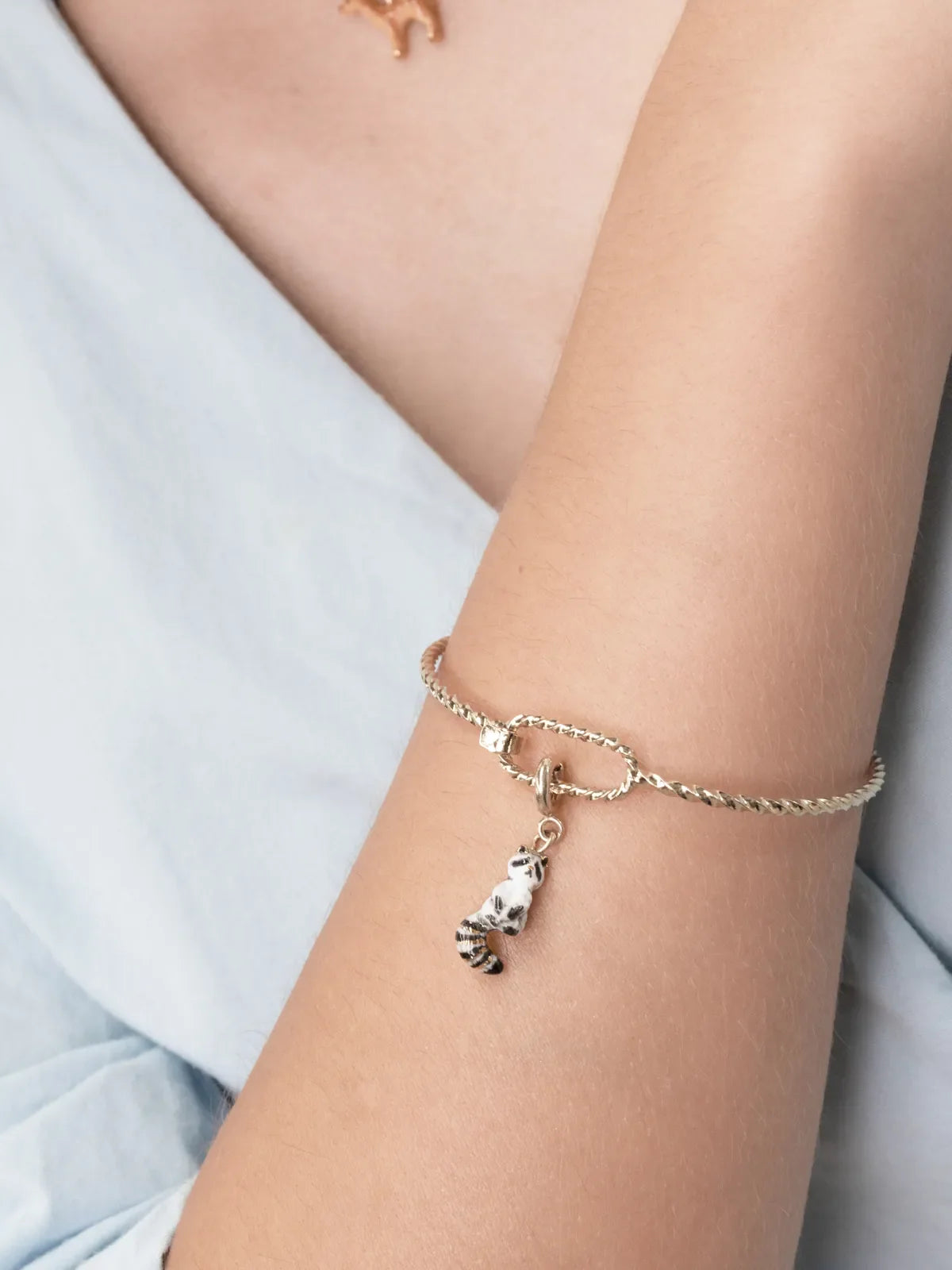 Gold filled jewelry on model — Balboa Gold, Costa Mesa CA