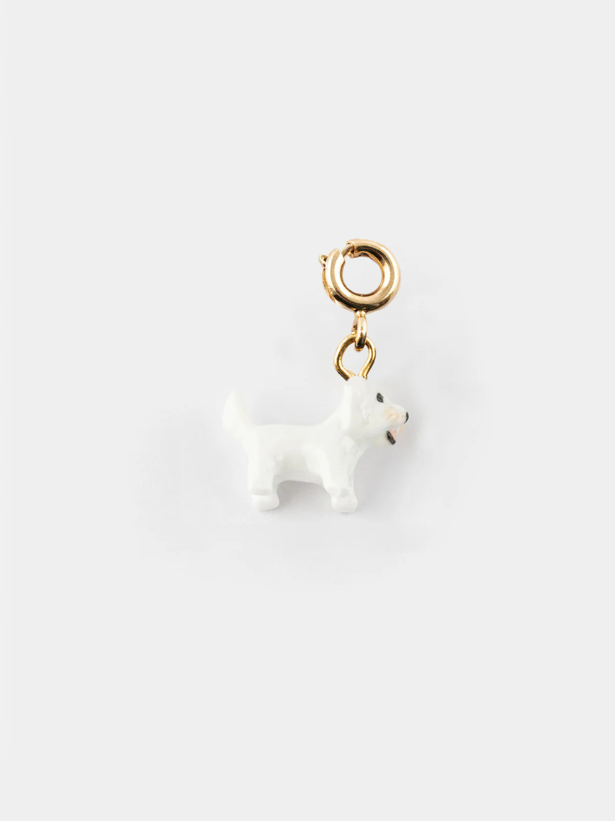 White Terrier Charm