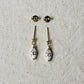 18k Gold Filled Marquise CZ Earrings