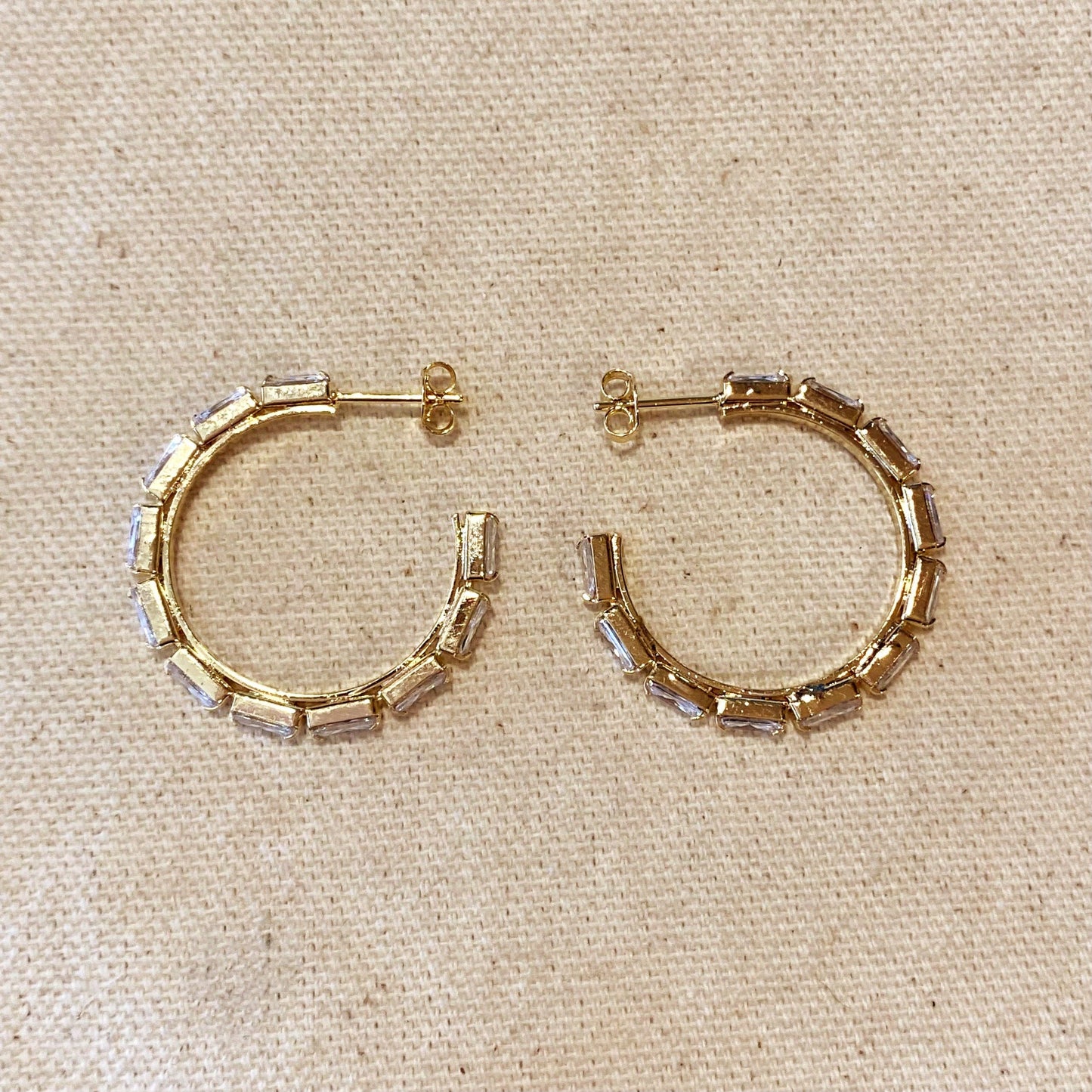 Crystal Hoops