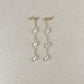 Spaced Baroque Pearl Drop Earrings