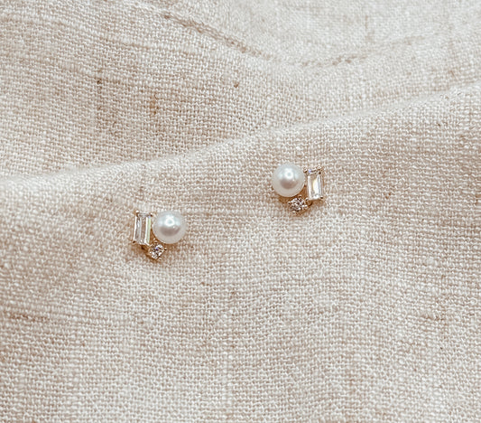 10k Solid Gold Pearl Cluster