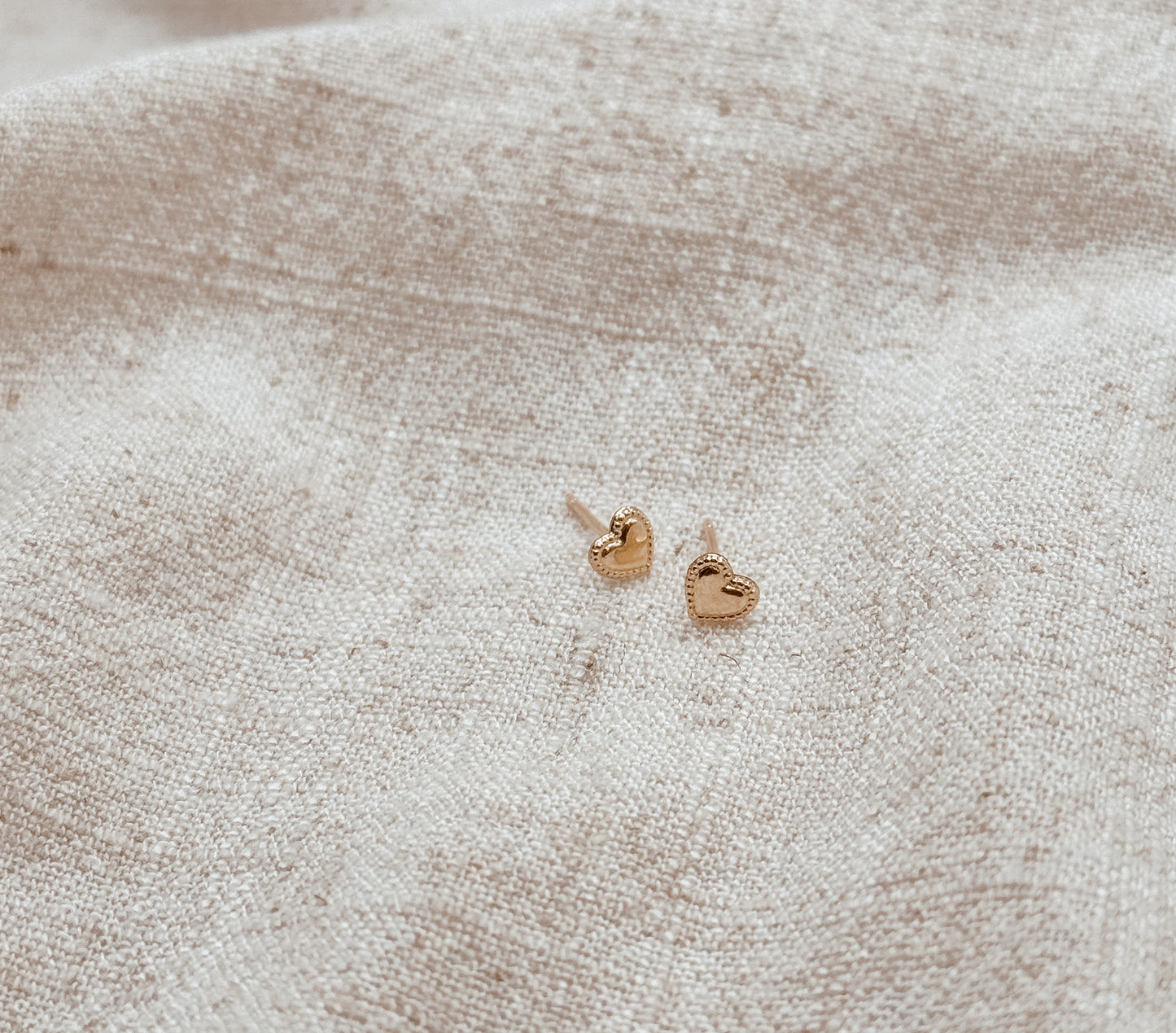 Teeny Heart Studs