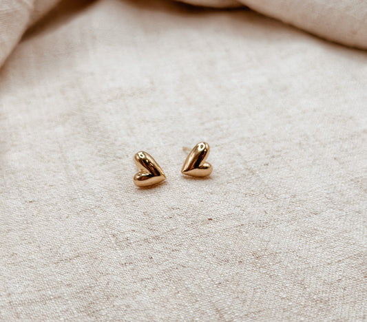 Mini Heart Studs