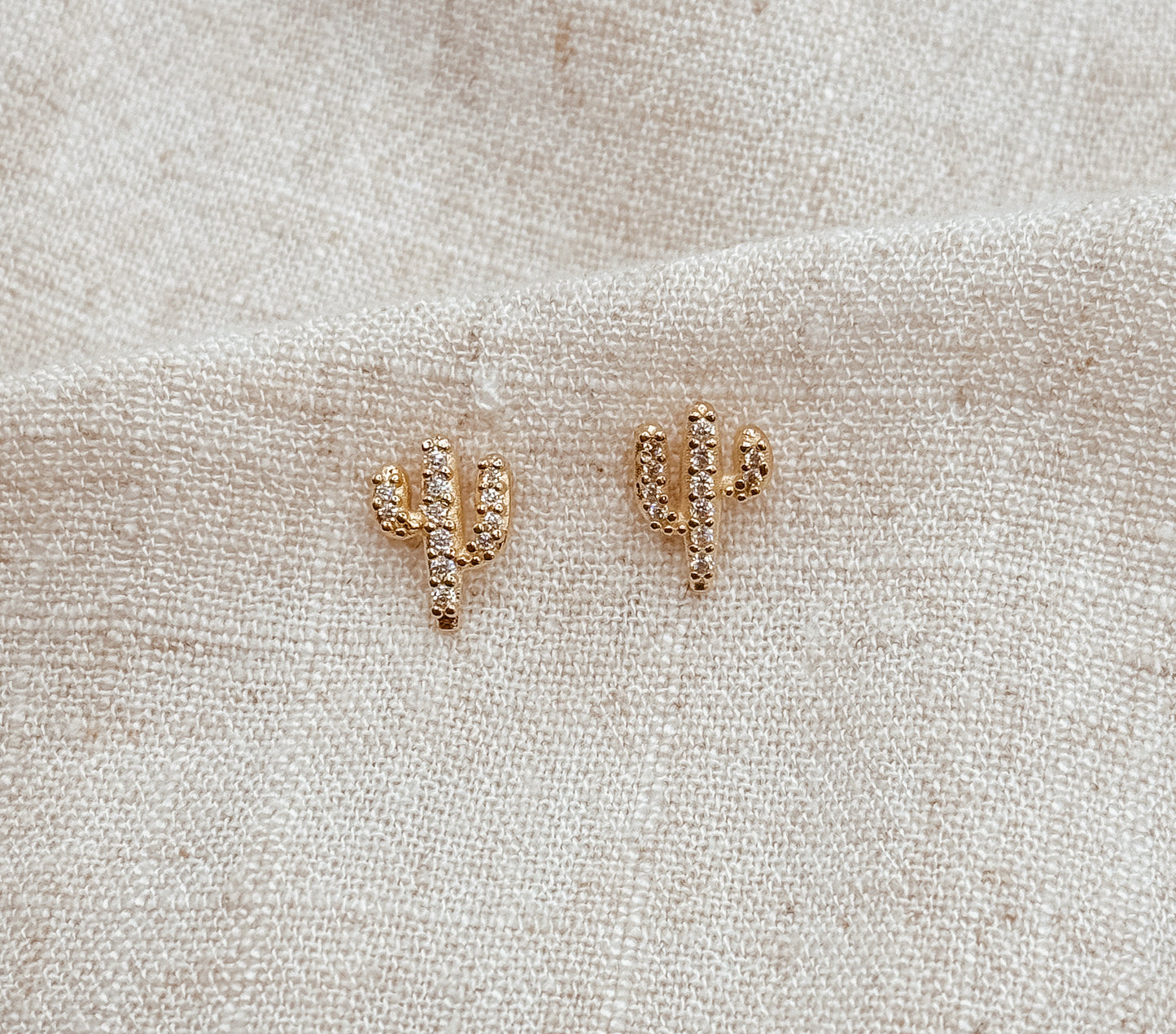 Cactus Stud Earrings