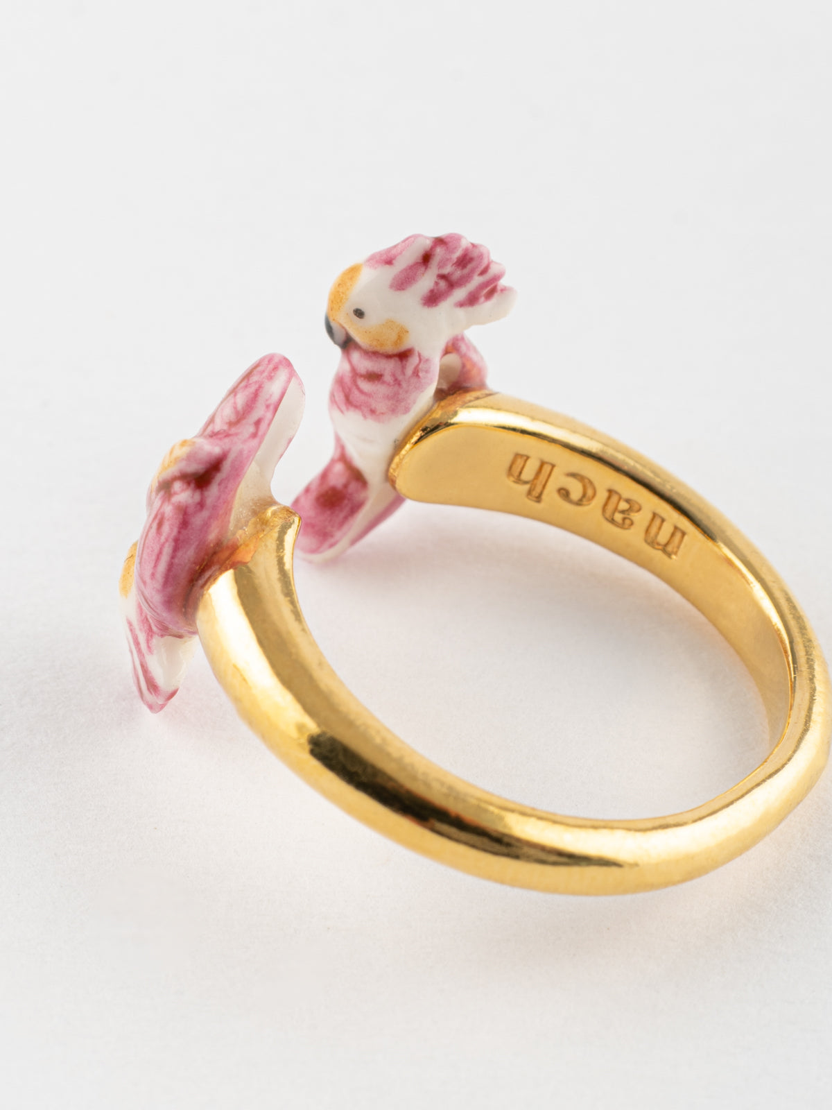Pink Cockatoo Ring