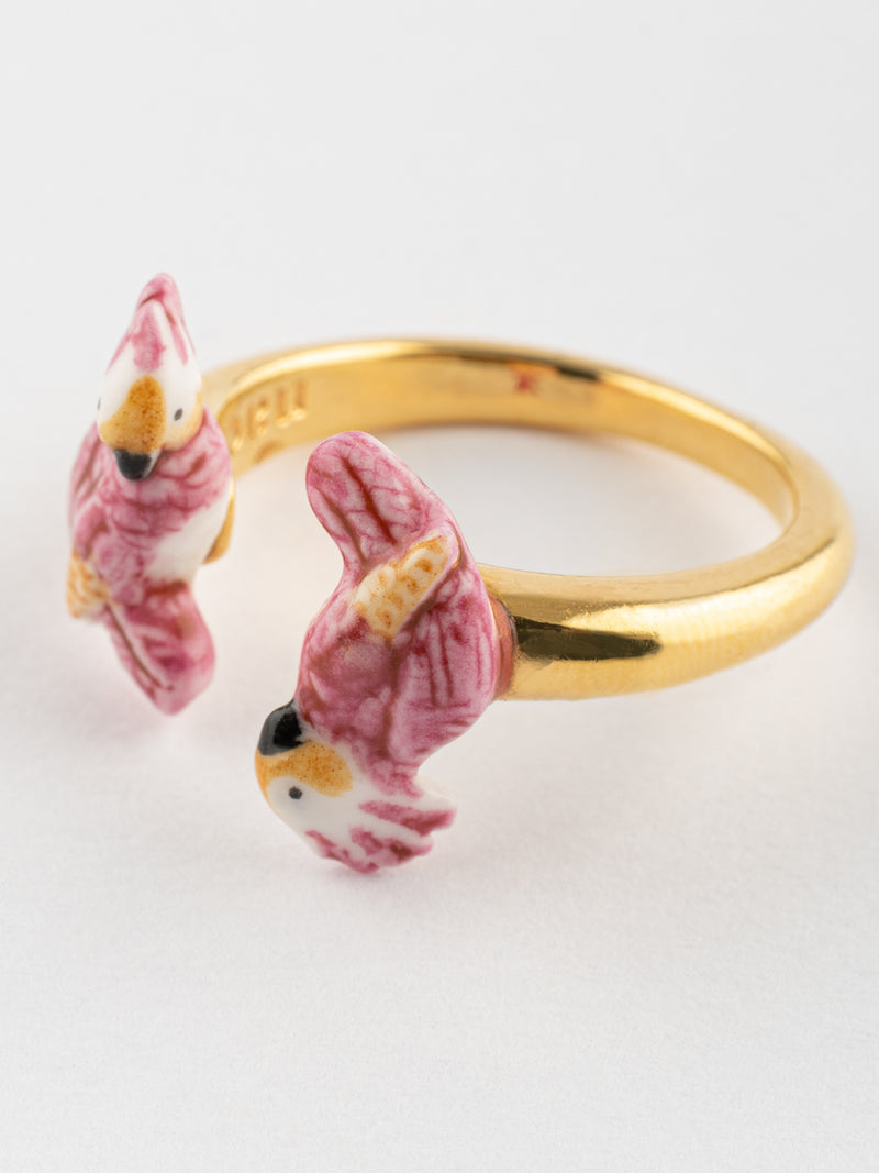 Pink Cockatoo Ring