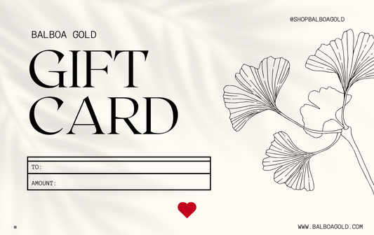 Balboa Gold Gift Card