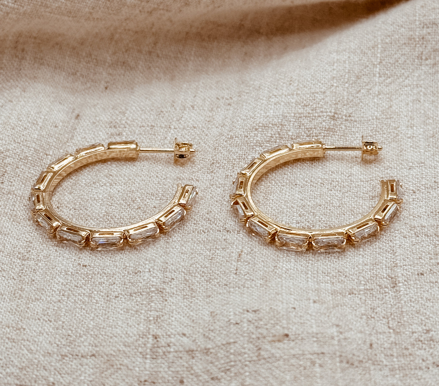 Crystal Hoops