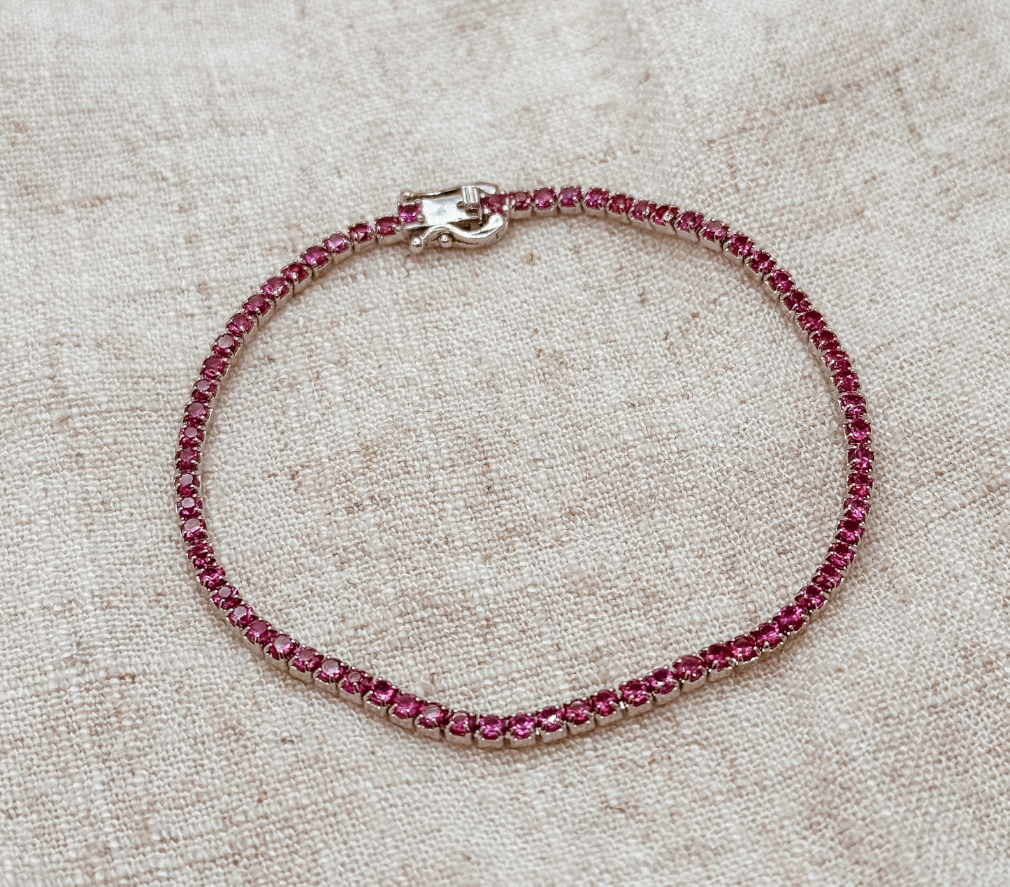 Sterling Silver Tennis Bracelet