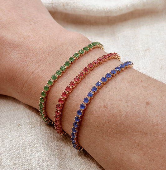 Colorful Tennis Bracelet