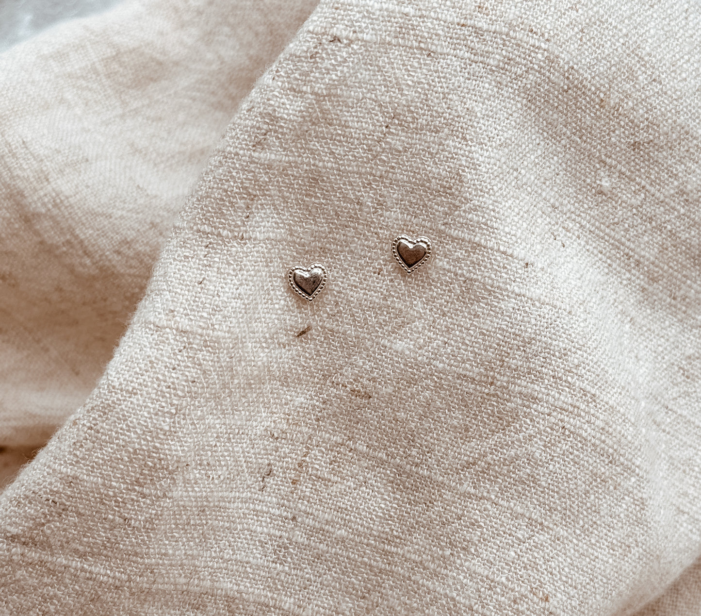 Teeny Heart Studs