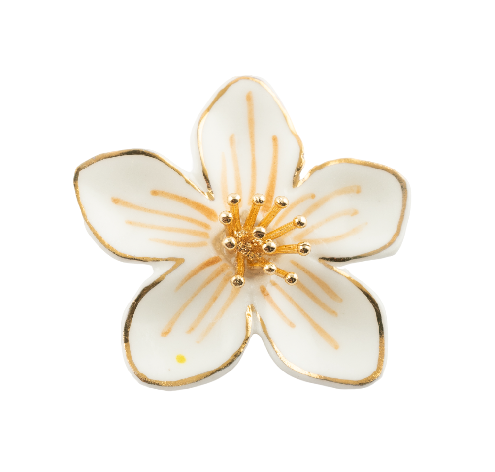 White Flower Ring