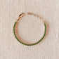 Green Tennis Bracelet