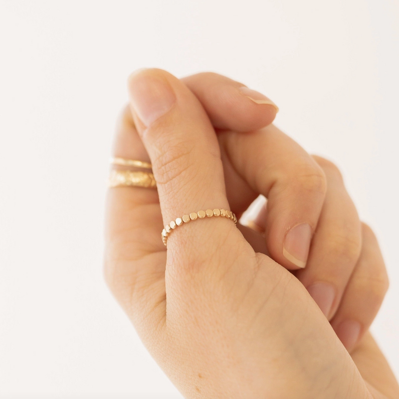 Pressed Dot Ring