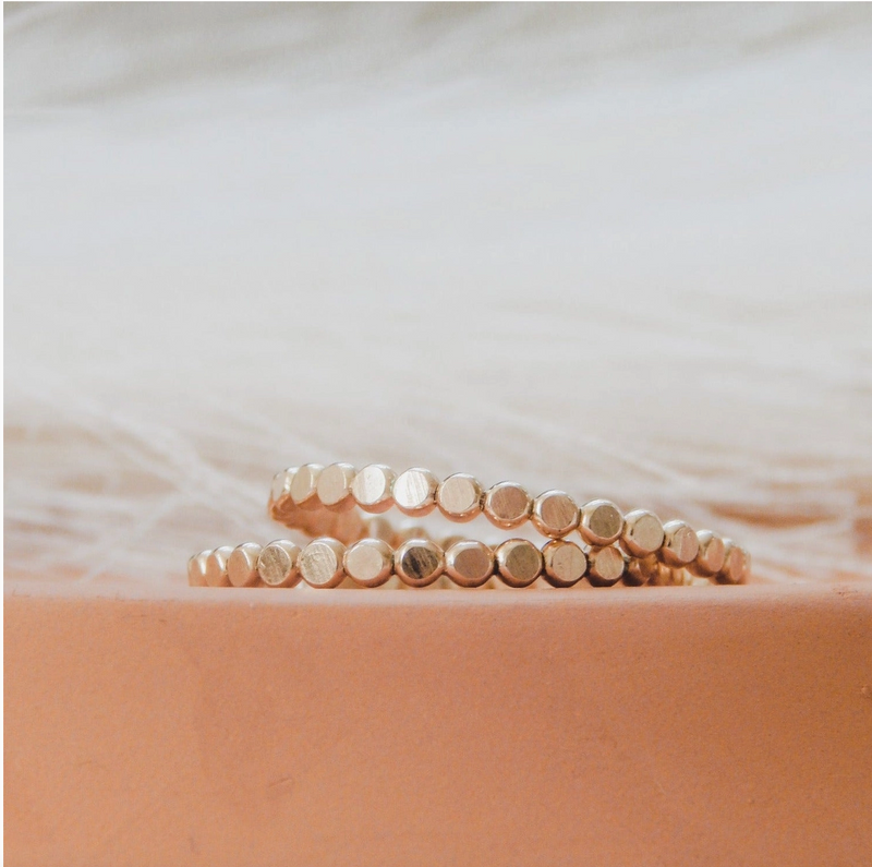 Pressed Dot Ring