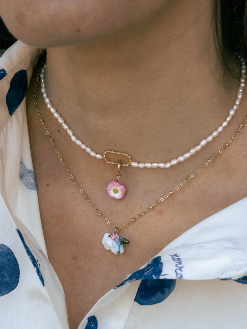Pink Hibiscus Charm