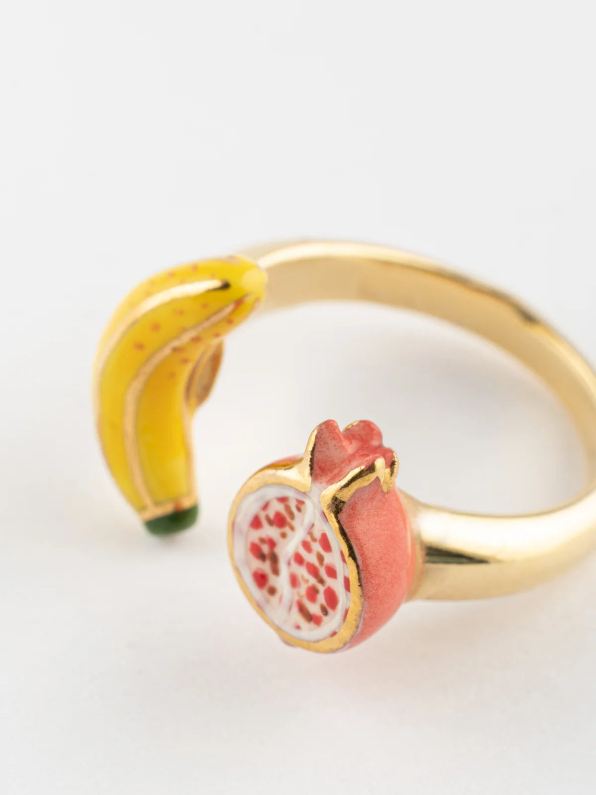 Banana and Pomegranate Ring