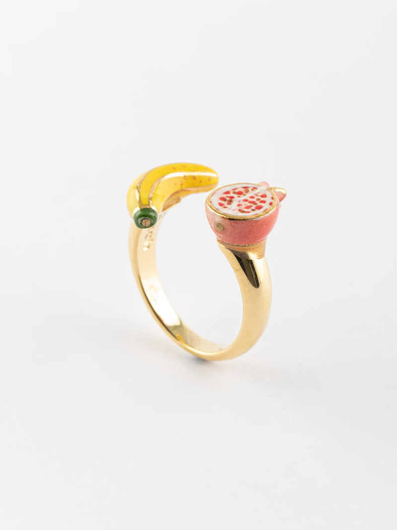 Banana and Pomegranate Ring