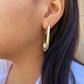 DroopyHoop  Earrings