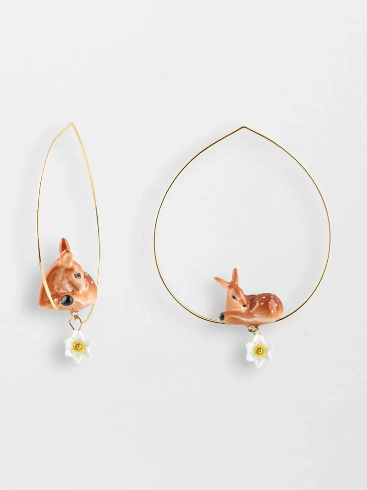 Sleeping Doe & Flower Hoops