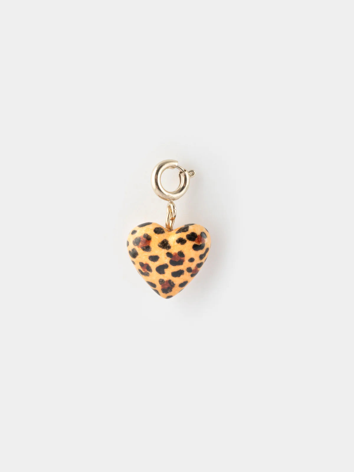 Leopard Heart charm