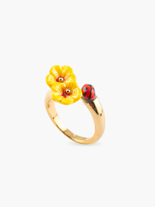 Hibiscus and Ladybug