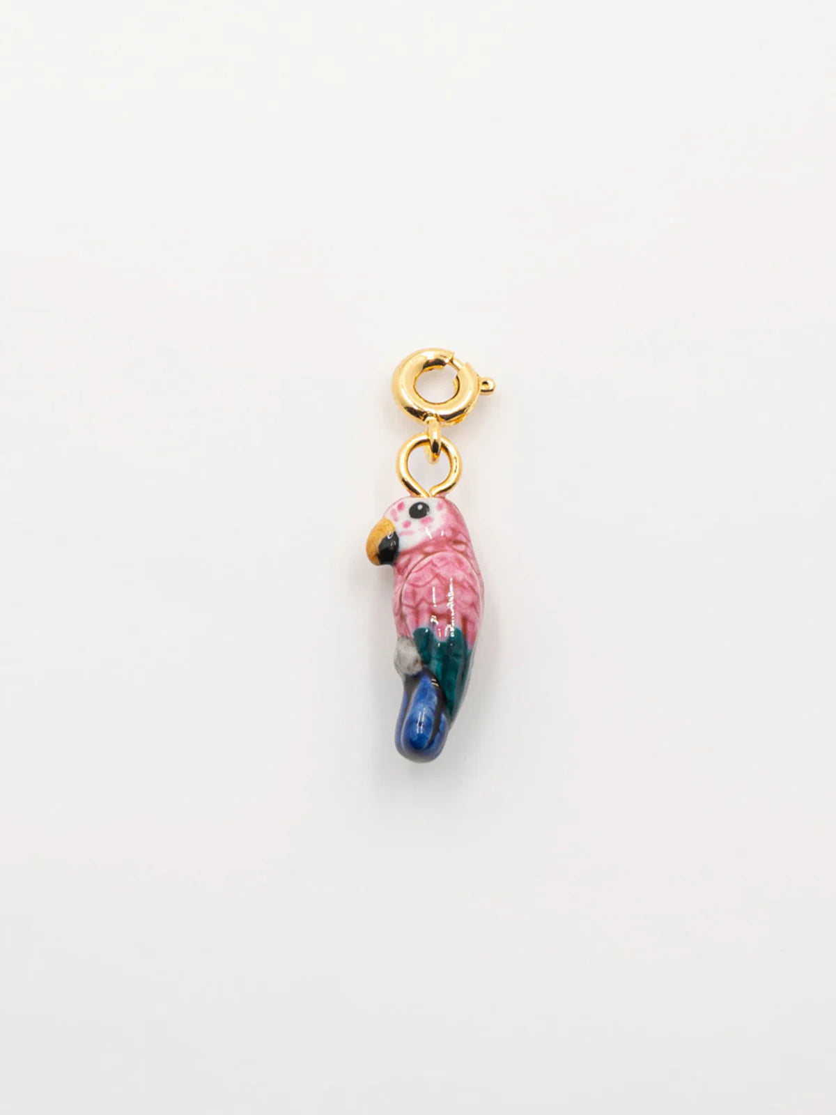 Pink Parrot Charm