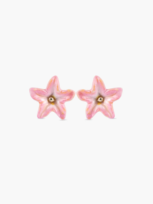 Pink Lily Studs