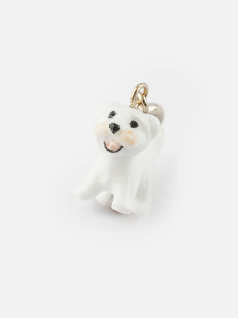White Terrier Charm